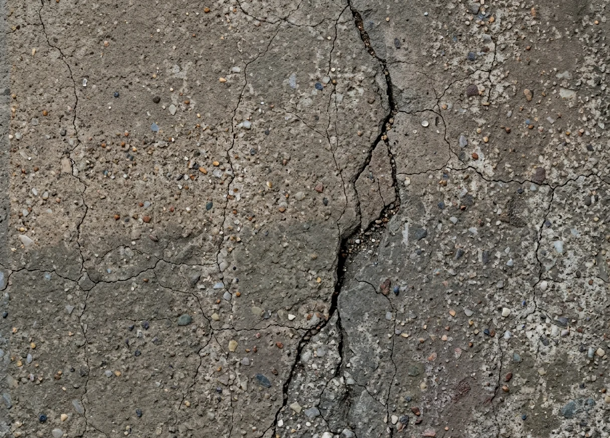 Cracks tunnel defect example