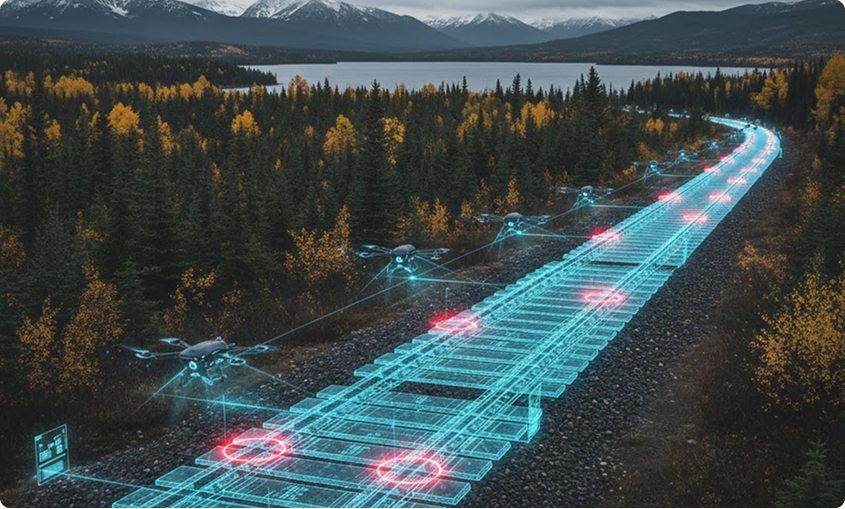 Digital railway visualization