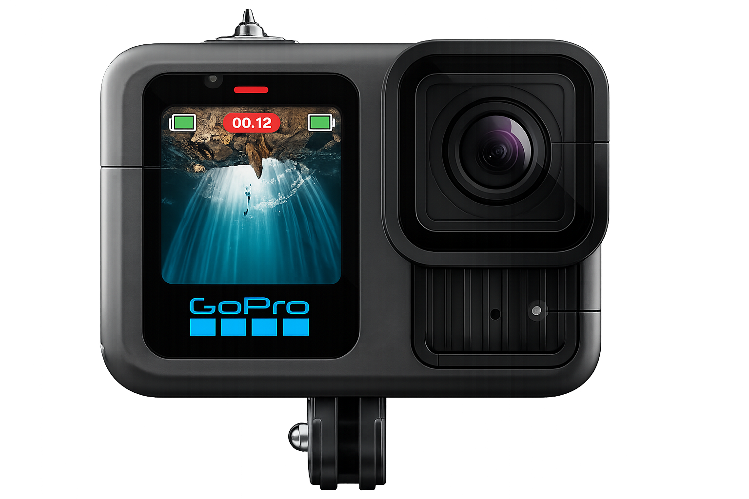 GoPro camera used for vehicle-mounted road monitoring