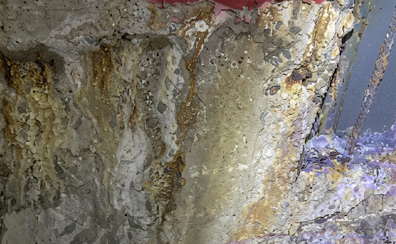 Corrosion tunnel defect example
